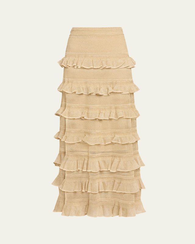 Illuminate Lace Frill Skirt